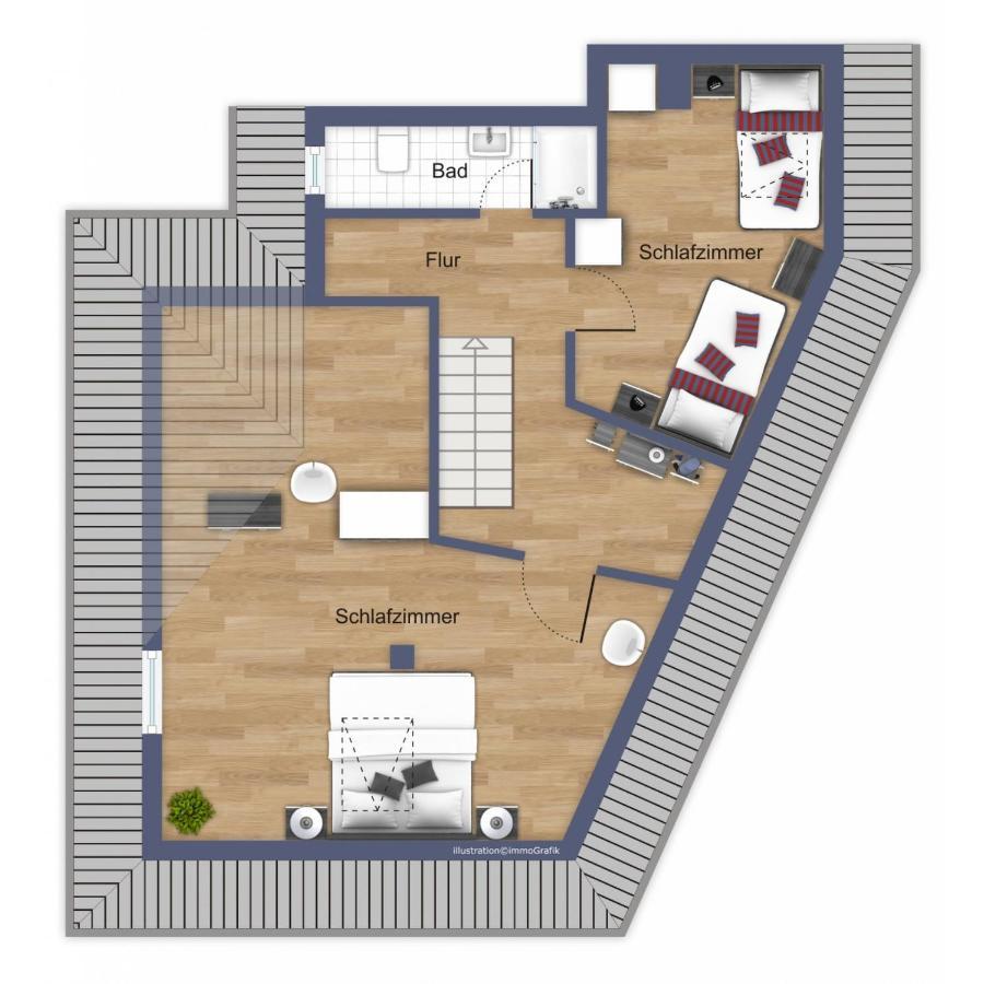 Villa Hanse Wohnung 320 Кюлунгсборн Екстер'єр фото